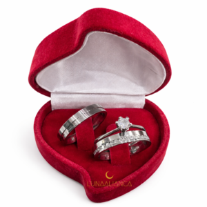 Conjunto aliança + anel de namoro